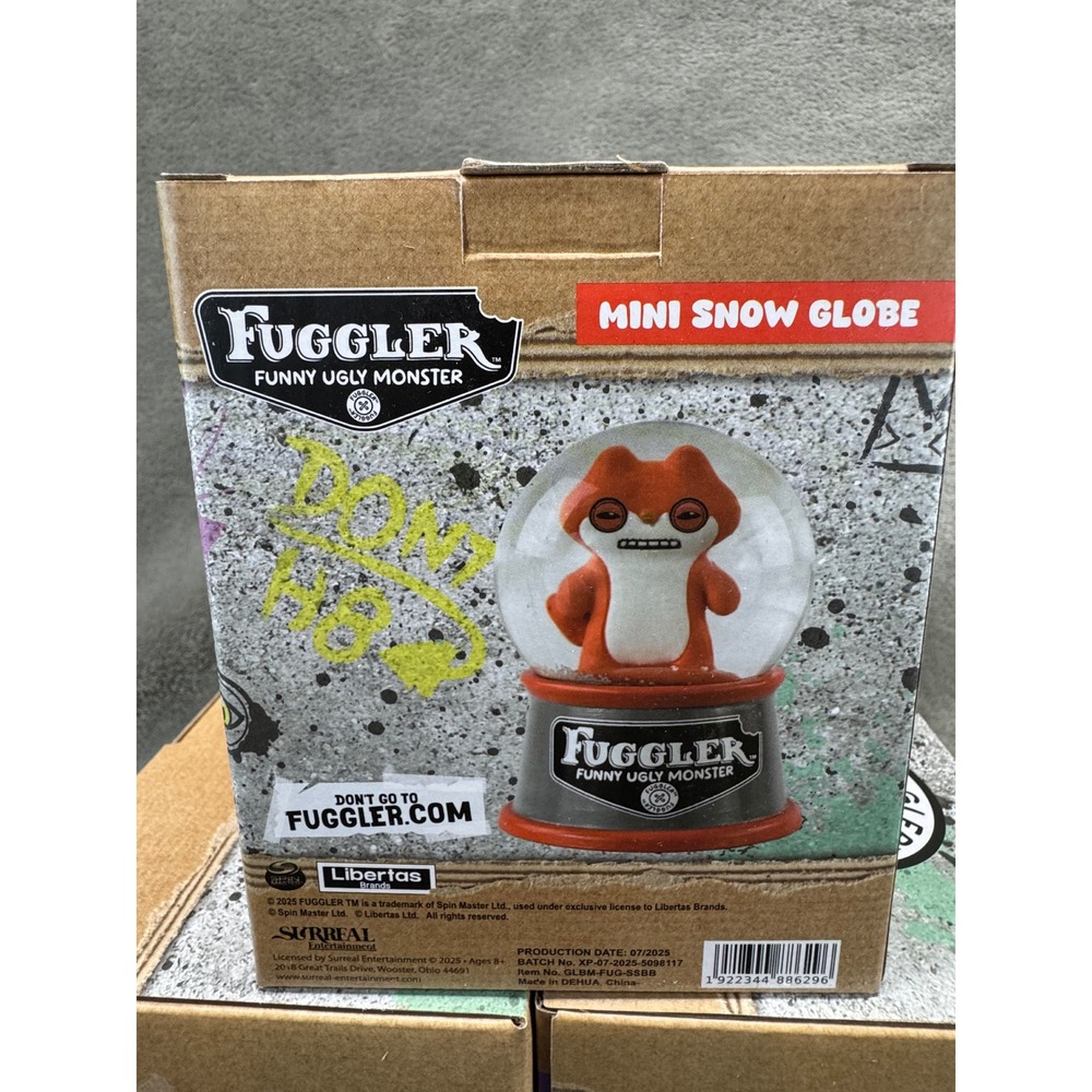 Fuggler Funny Ugly Monster Mini Snow Globe Collectible Toy NEW